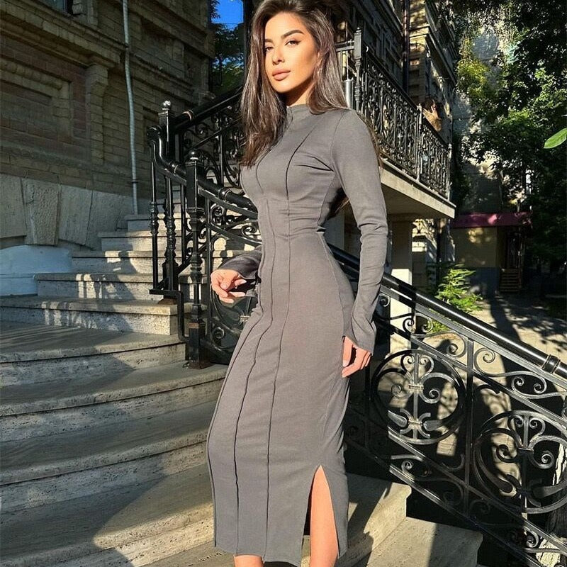 Isabelle Fitted Midi Dress Multi 4