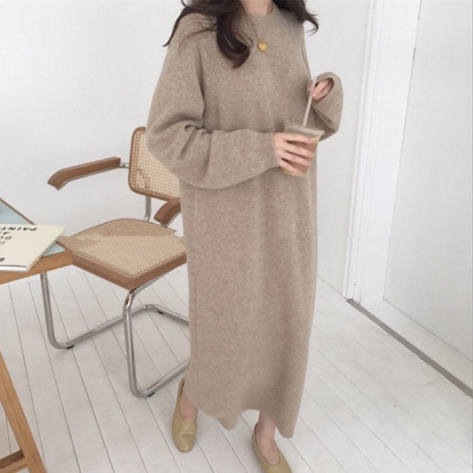 Rosalie Wool Oversized Midi Dress Multi 1
