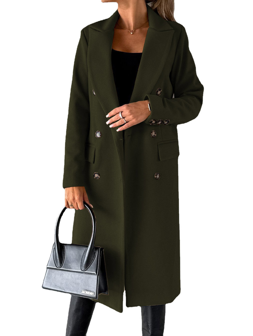 Rosalie Double-Breasted Coat Dress Multi 16