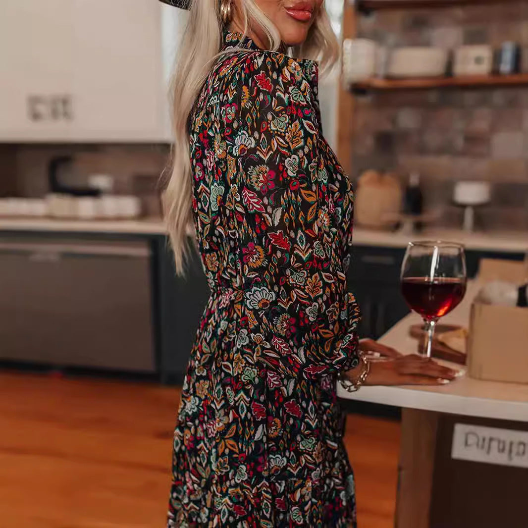 Margot Floral Midi Dress Floral 2
