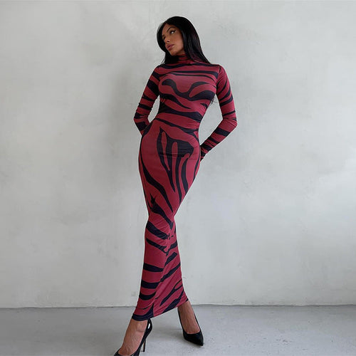 Arabella Leopard Maxi Dress Multi 1