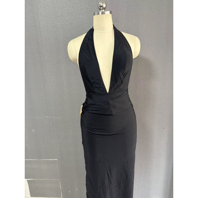 Valentina V-Neck Maxi Dress Multi 27