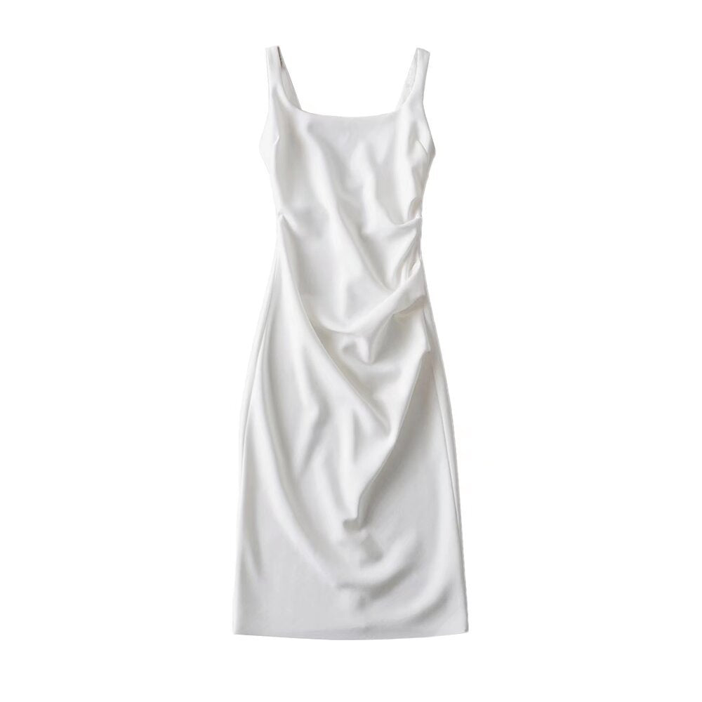 Vivienne Satin Midi Dress Multi 26