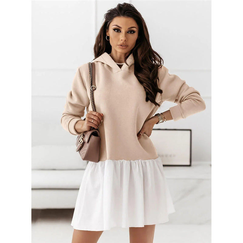 Rosie Ruched Hoodie Dress Multi 7