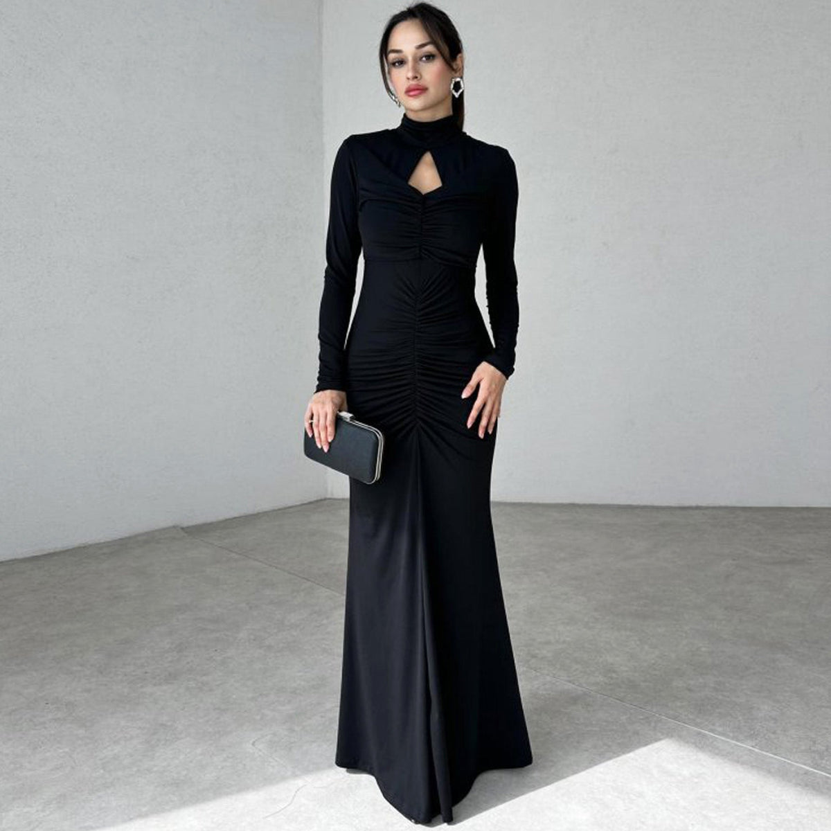 Josephine Ruched Maxi Dress Multi 5