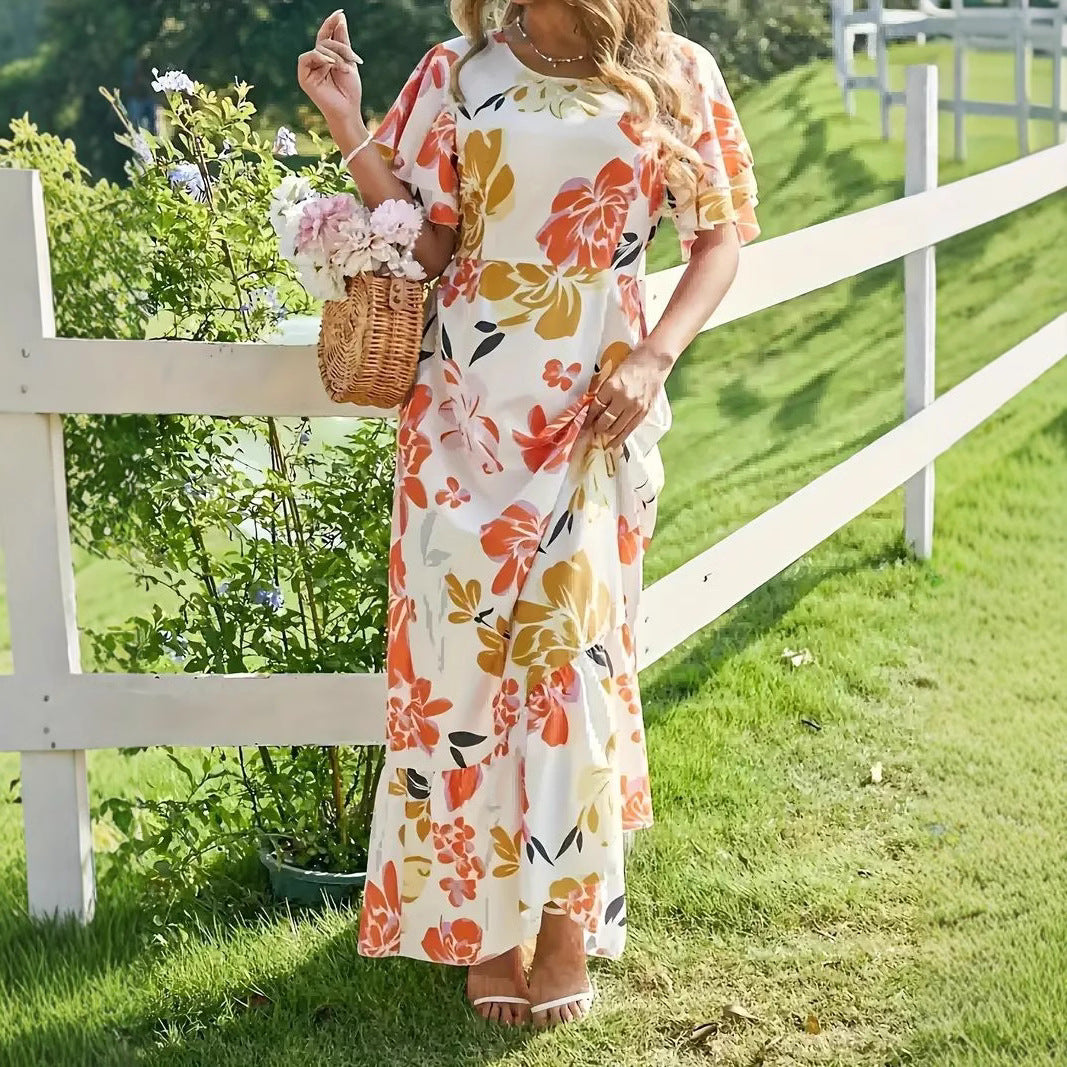 Isabelle Satin Maxi Dress Multi 1