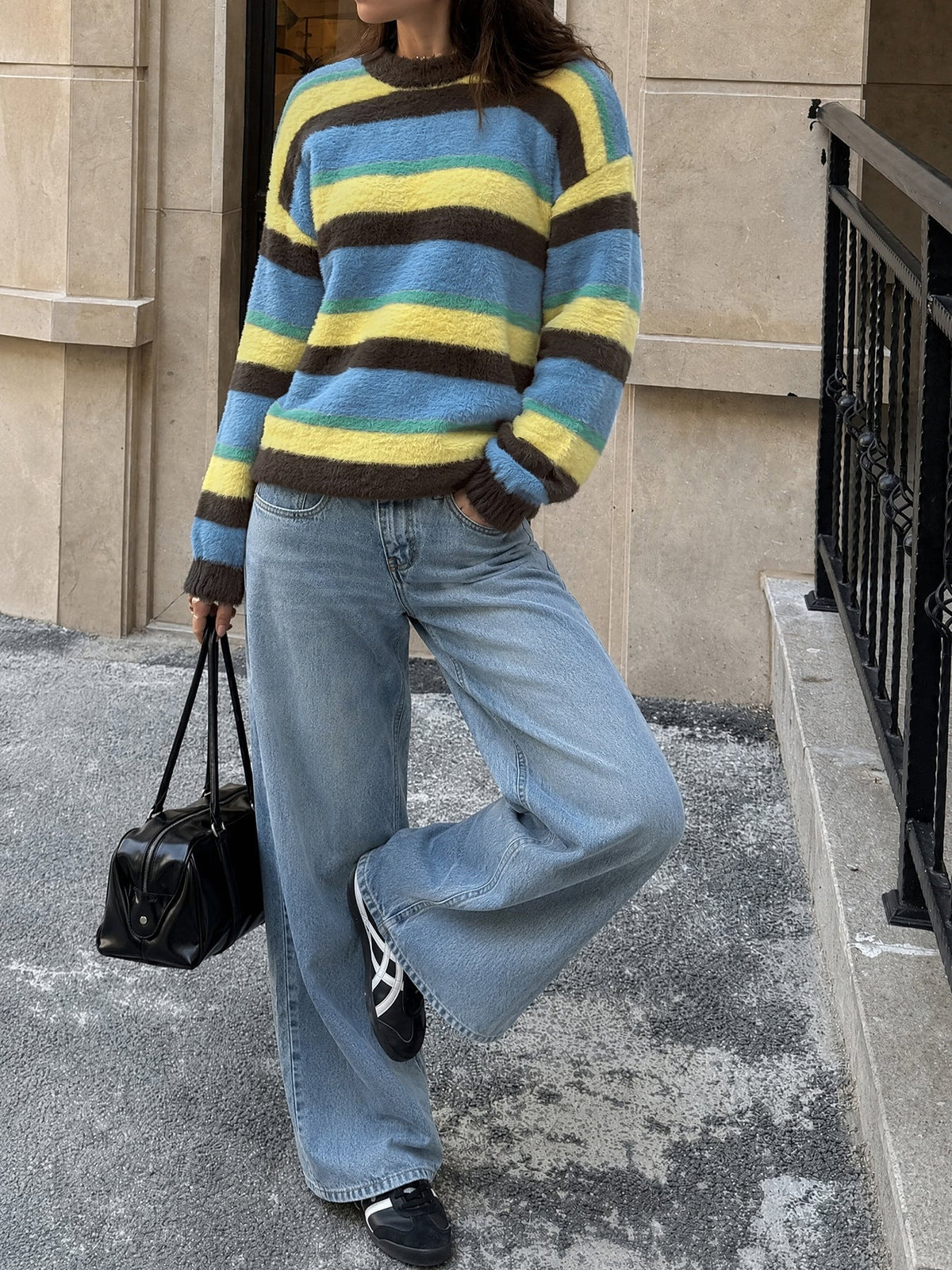 Marguerite Striped Knit Sweater effect knit 4