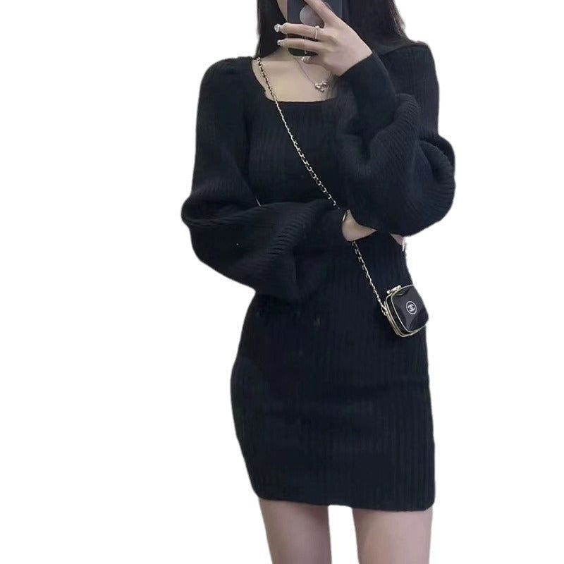 Rose Knit Midi Dress Rose 5