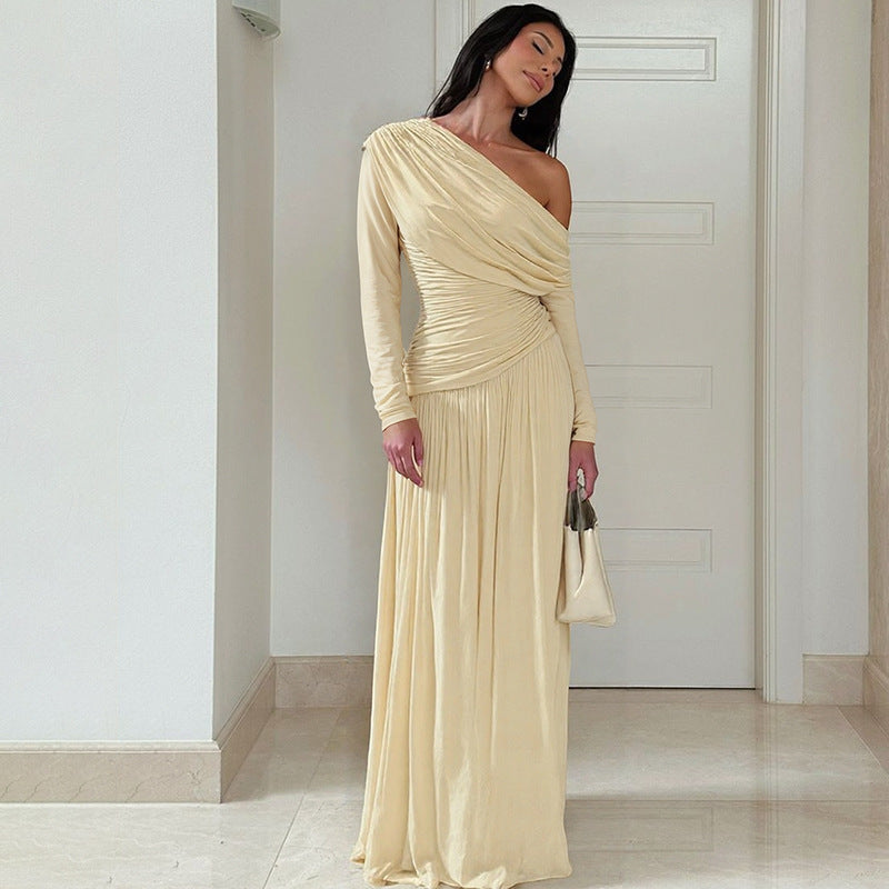 Margot Asymmetrical Wrap Maxi Dress Multi 2