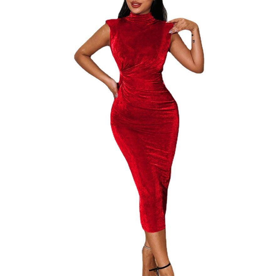 Vivienne Satin Midi Dress Multi 34