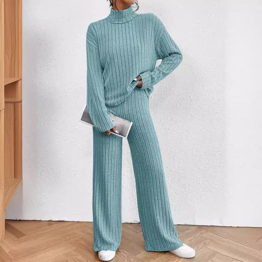 Margot Turtleneck Sweater Set Black 4