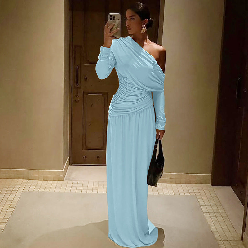Isabelle Satin Wrap Maxi Dress Multi 17