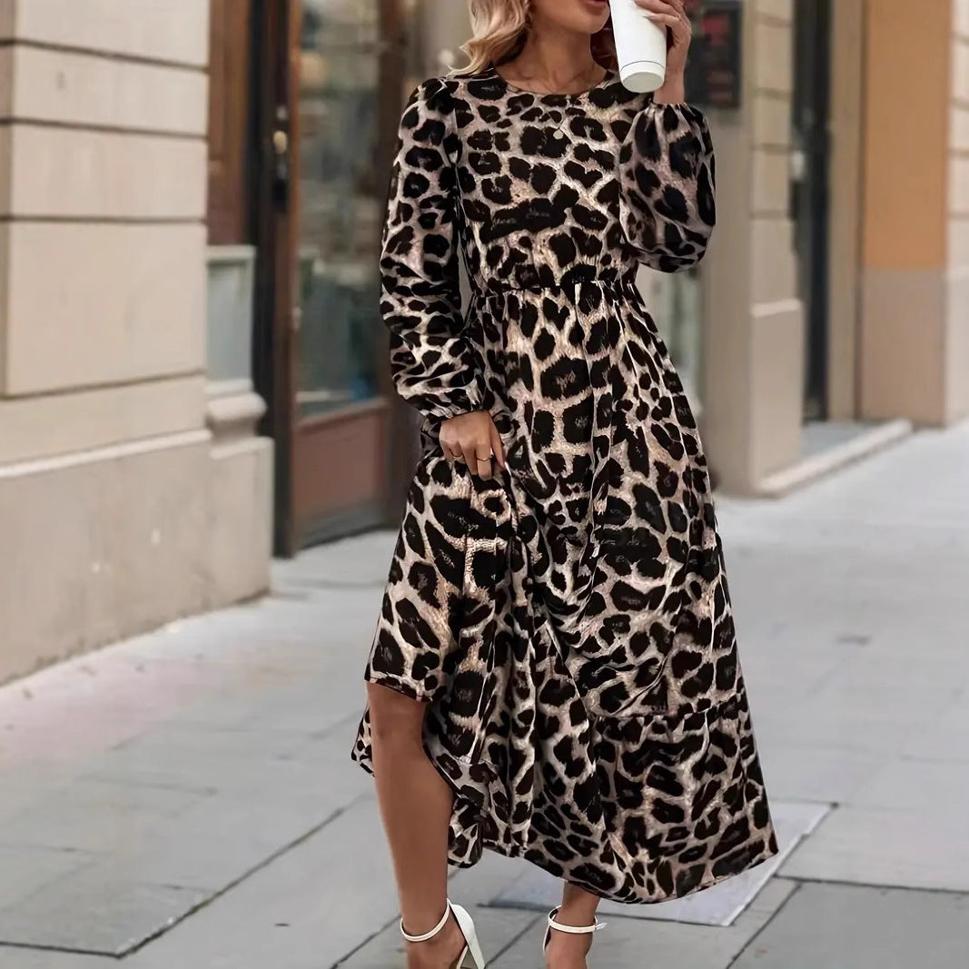 Isadora Leopard Maxi Dress Multi 1