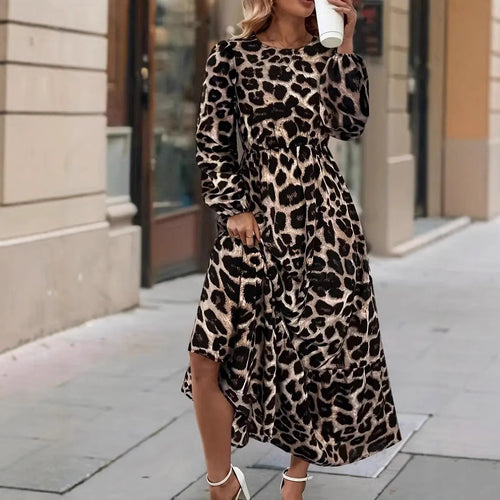 Isadora Leopard Maxi Dress Multi 1