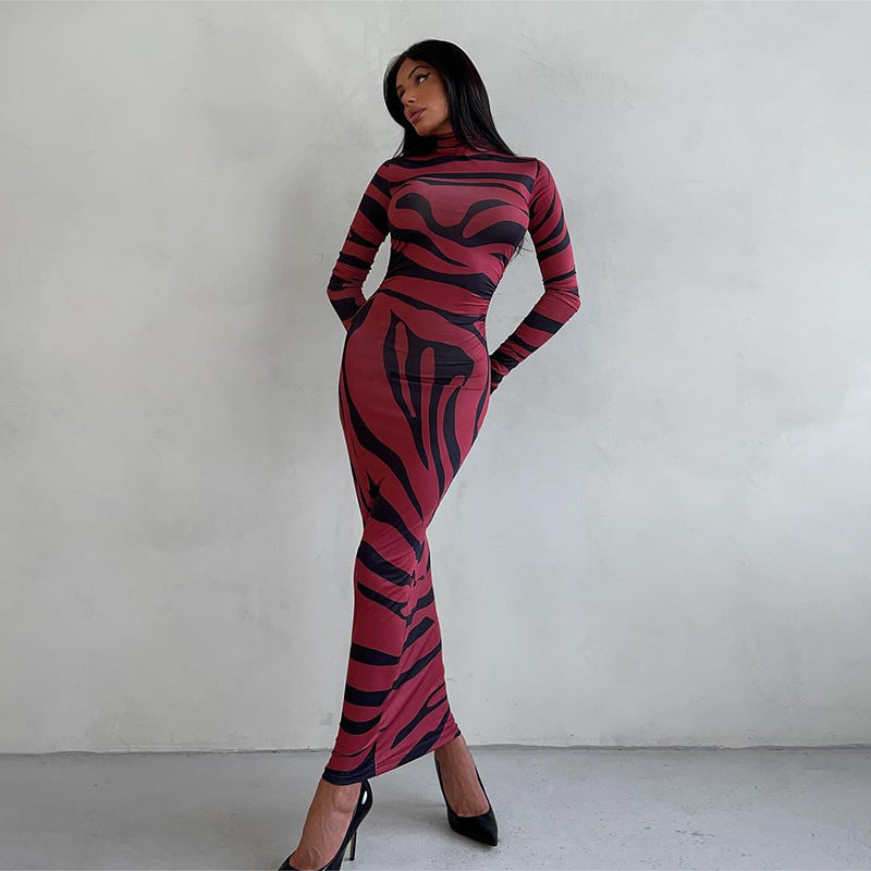 Arabella Leopard Maxi Dress Multi 6
