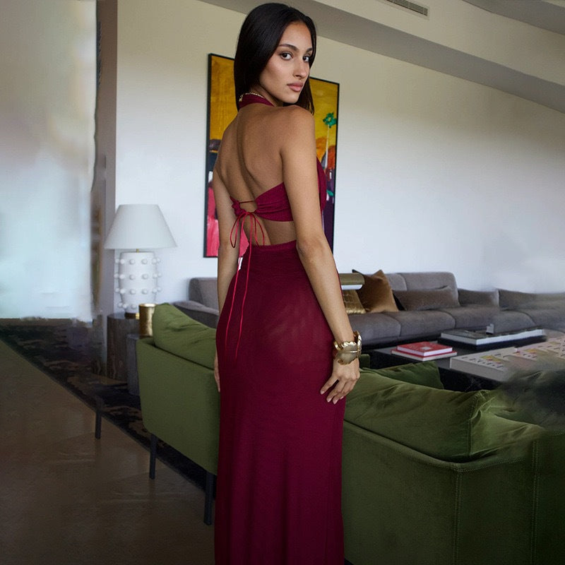 Isabelle Cutout Maxi Dress Details 2