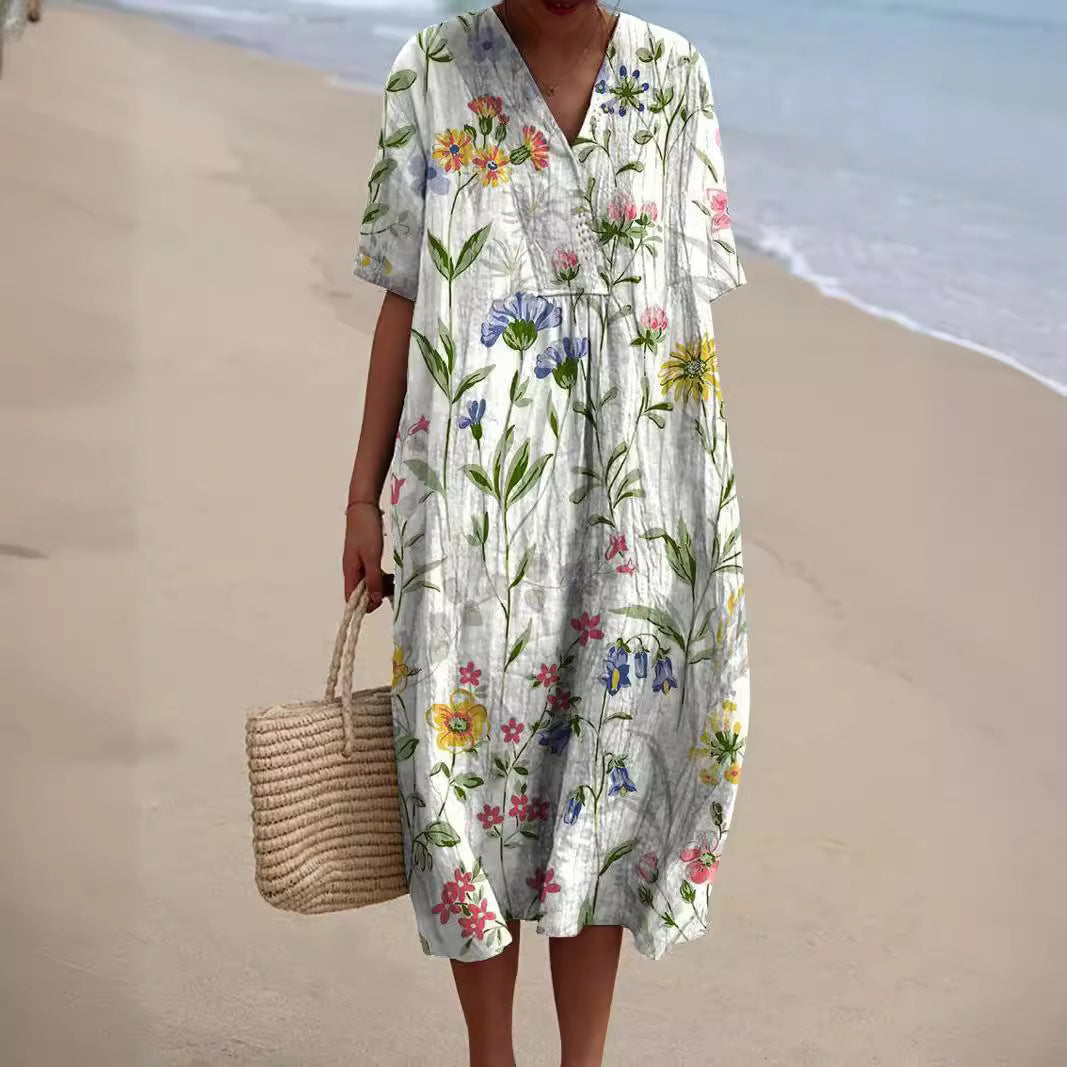 Hannah Floral Mini Dress Floral 2