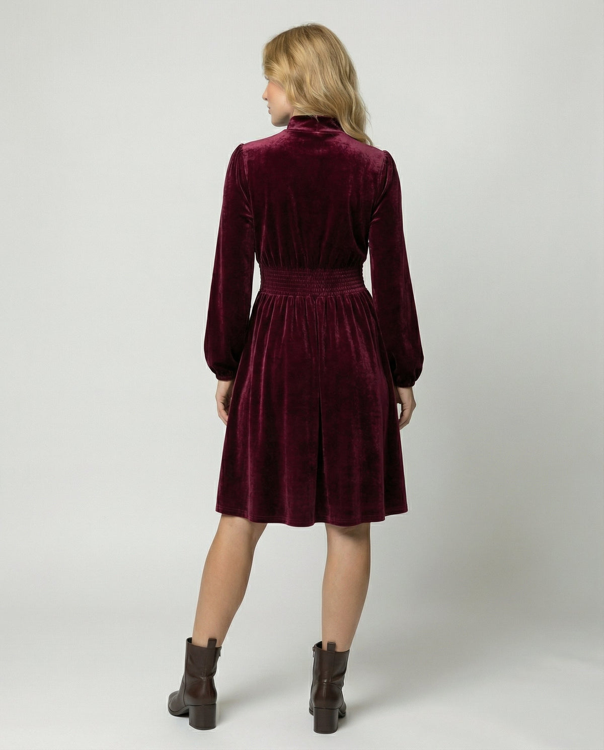 Rosalie Velvet Midi Dress Multi 4
