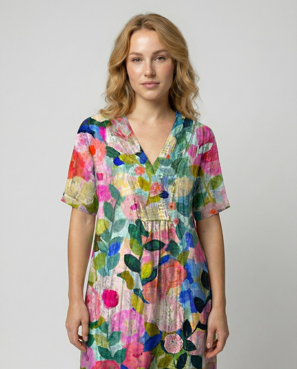 Isabelle Floral Midi Dress Floral 2