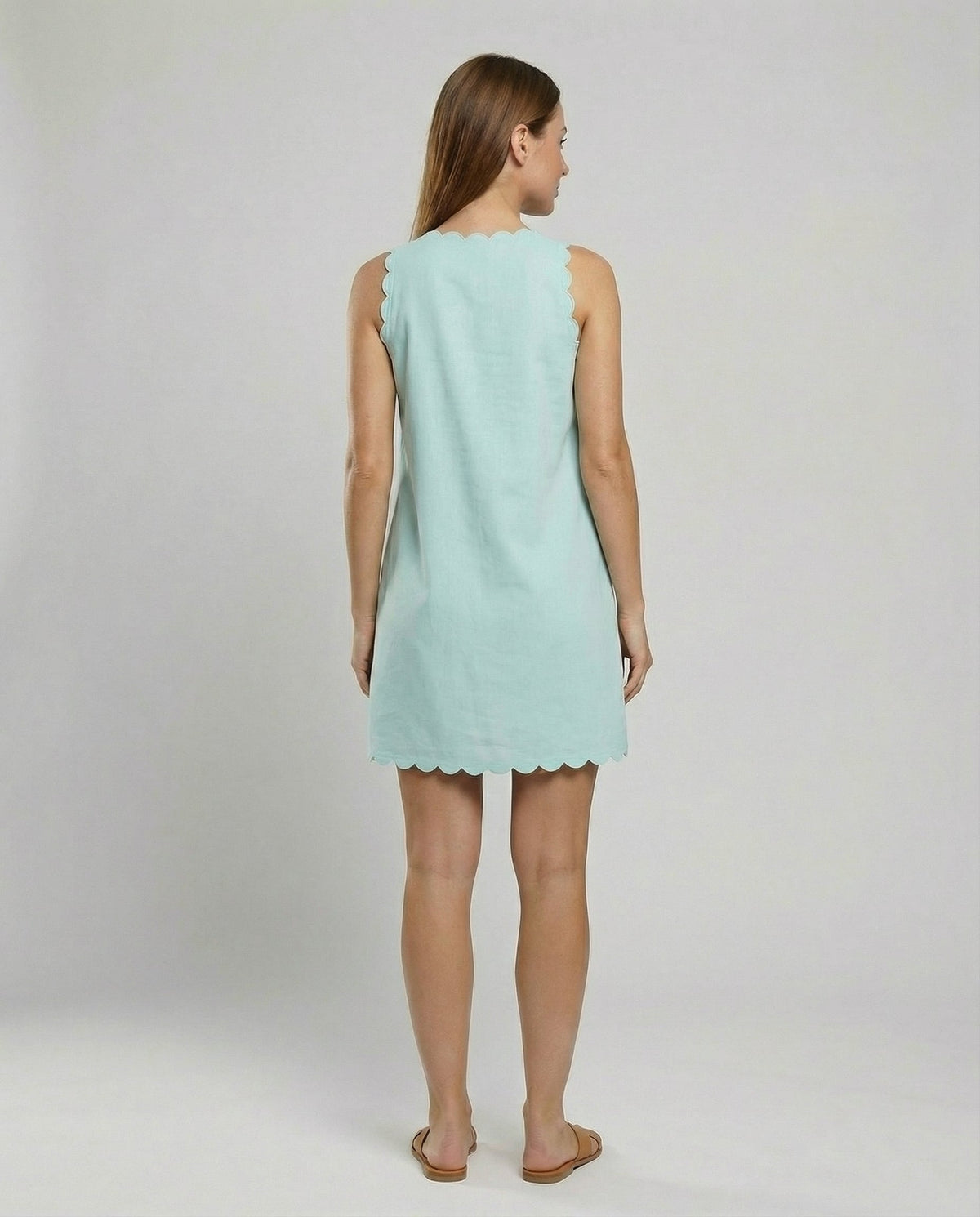 Bella Summer Linen Dress Multi 3