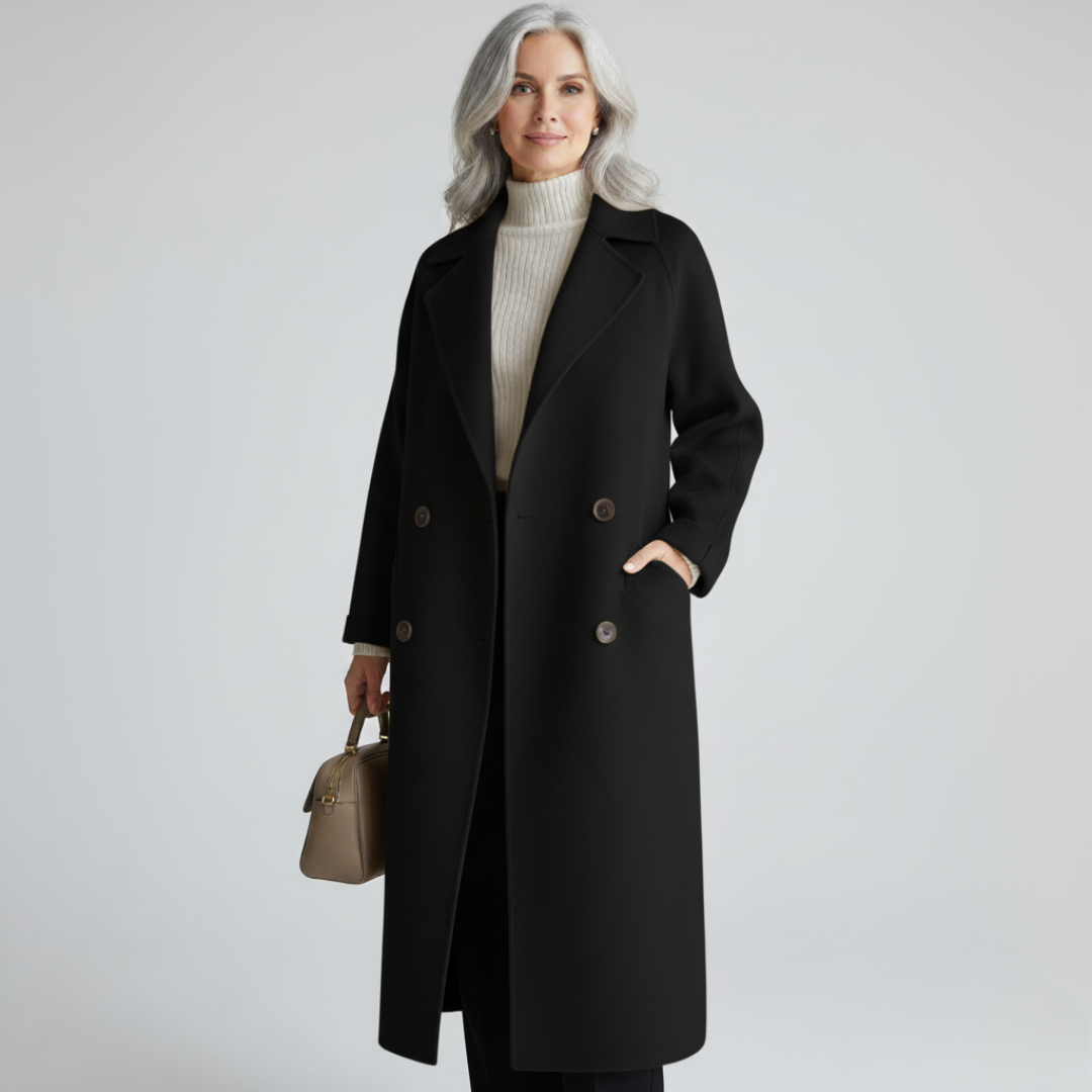 Maeve Wool Blend Coat Brown 3