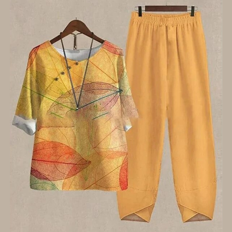 Margot Linen Two-Piece Set Sommerset 5
