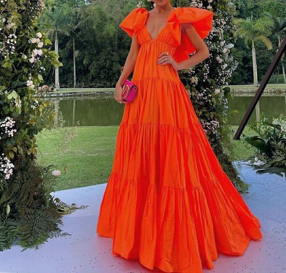 Vivienne A-Line Organza Gown Custom Color(Add Your Color On ”Order special instructions“ ） 4