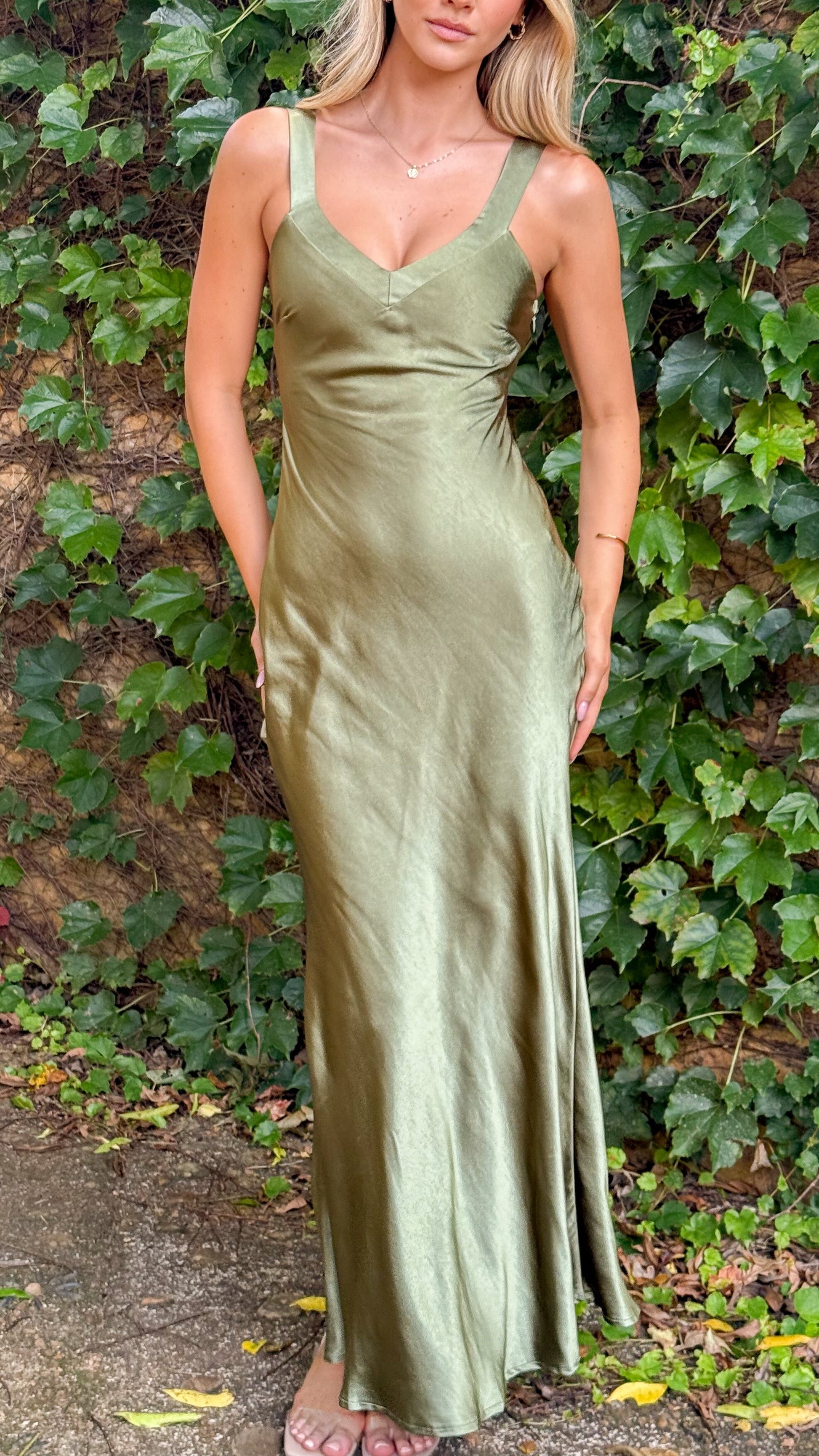 Andie Olive Maxi Dress Olive 8