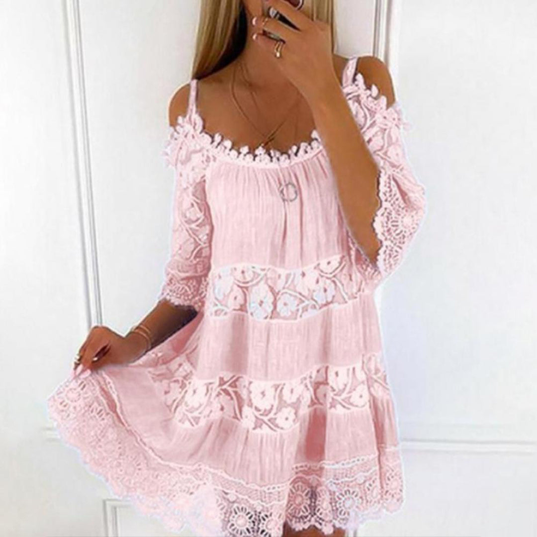 Isabelle Cold-Shoulder Midi Dress Multi 3