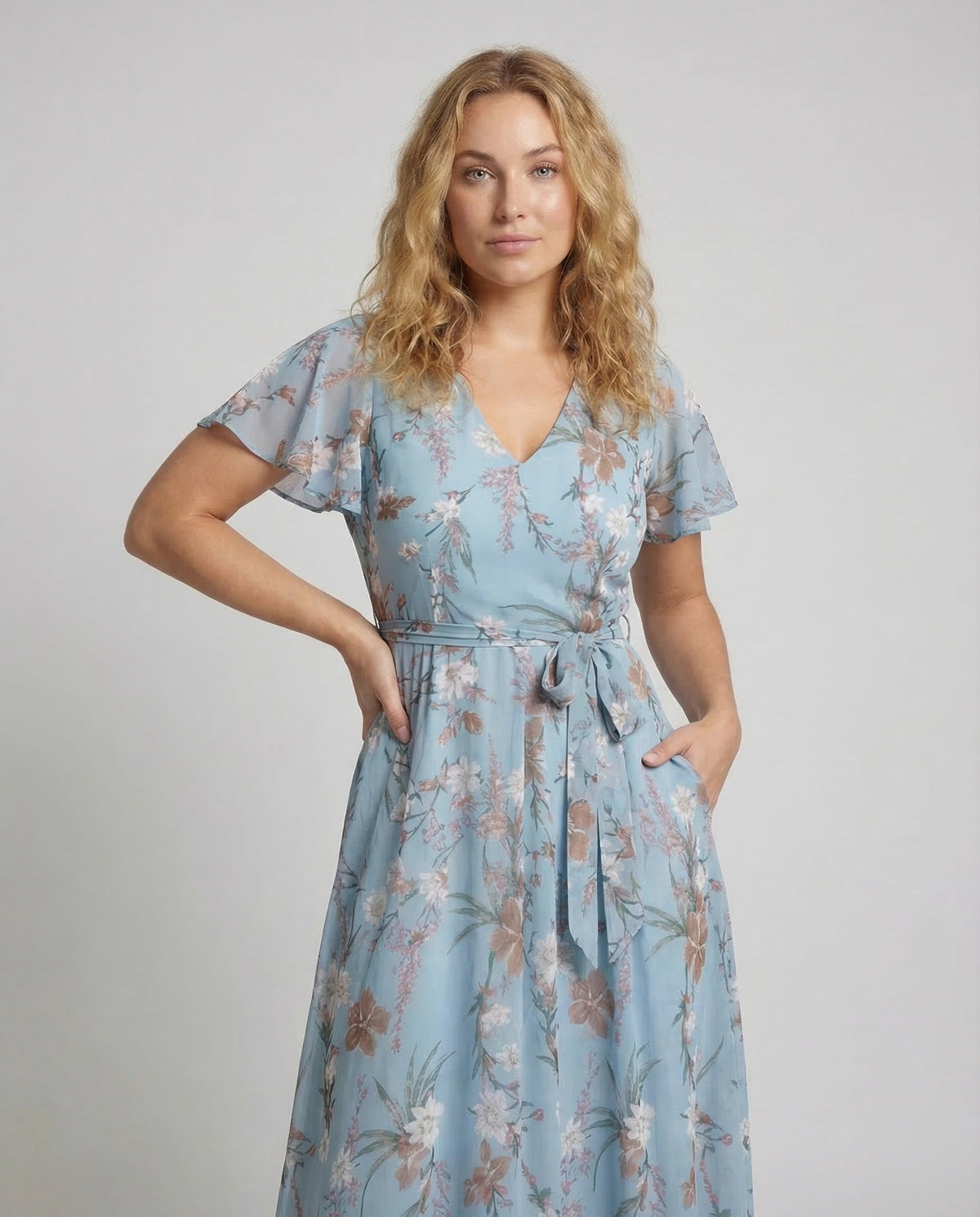 Iris Floral Maxi Dress Floral 11