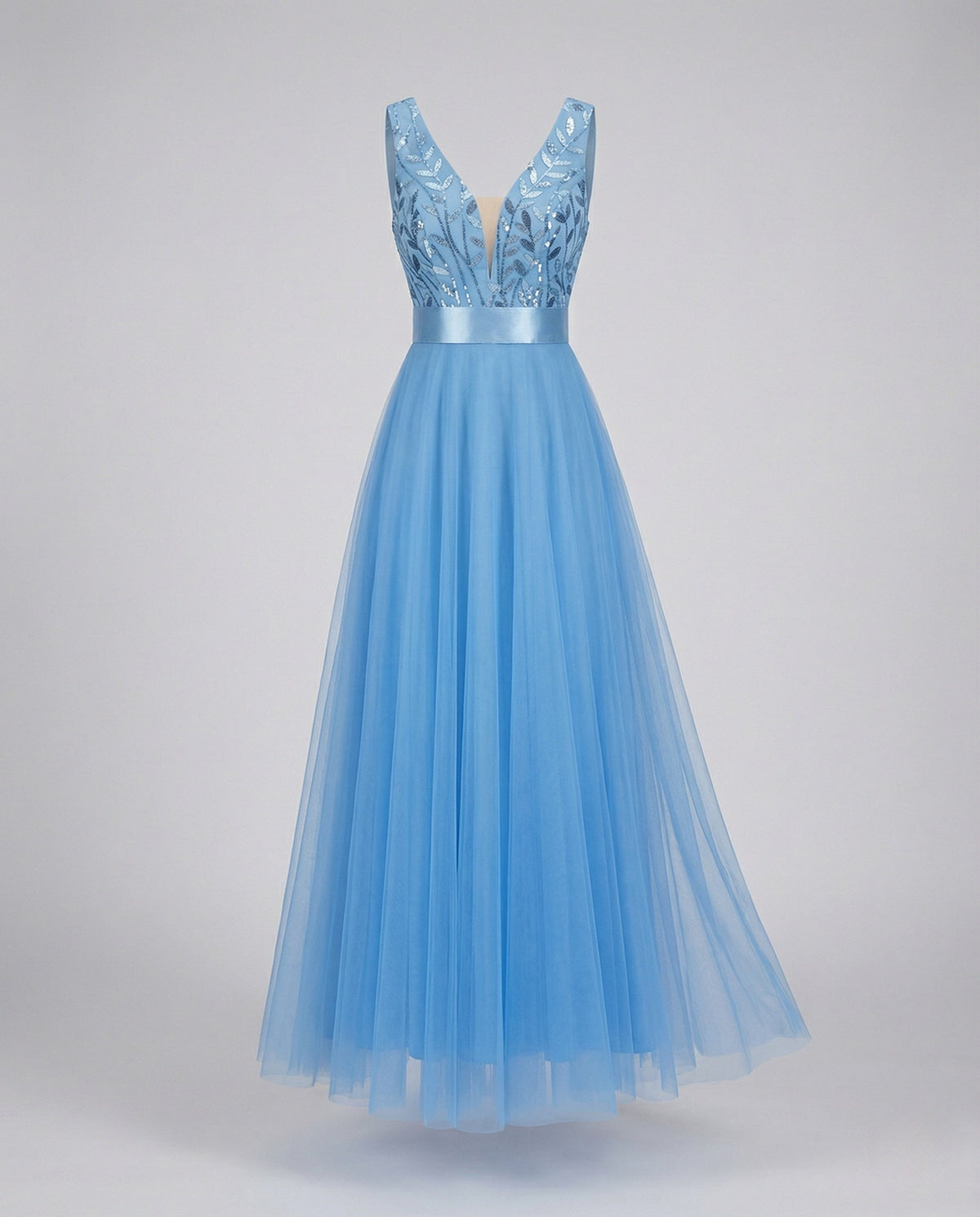 Evangeline Tulle Maxi Dress Multi 4