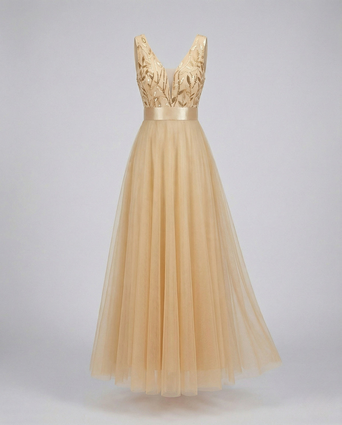 Evangeline Tulle Maxi Dress Multi 7