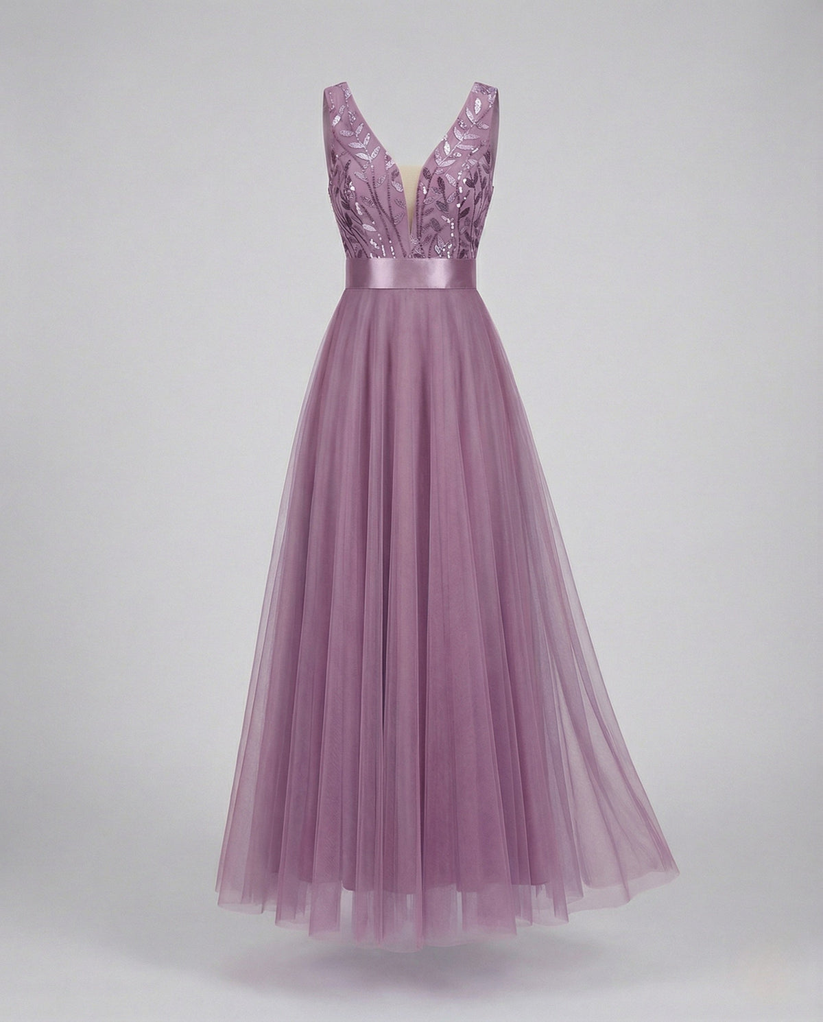 Evangeline Tulle Maxi Dress Multi 5