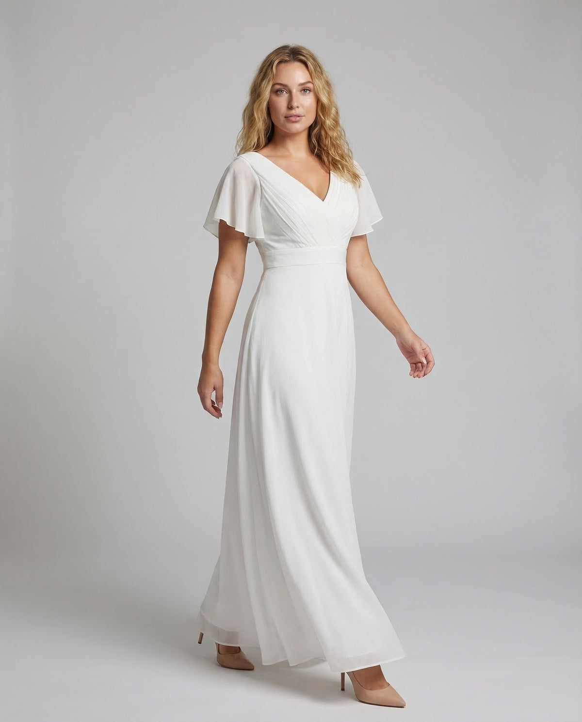 Isadora Tulle Maxi Dress Ausschnitt 1