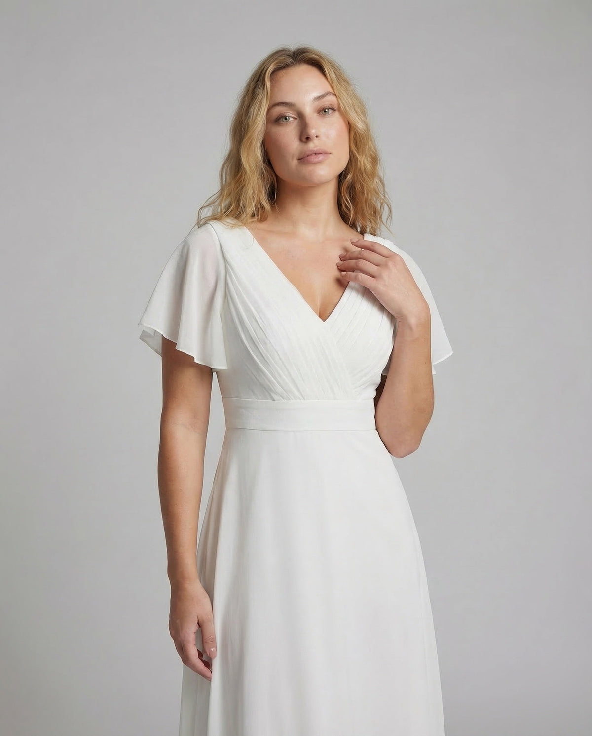 Isadora Tulle Maxi Dress Ausschnitt 2