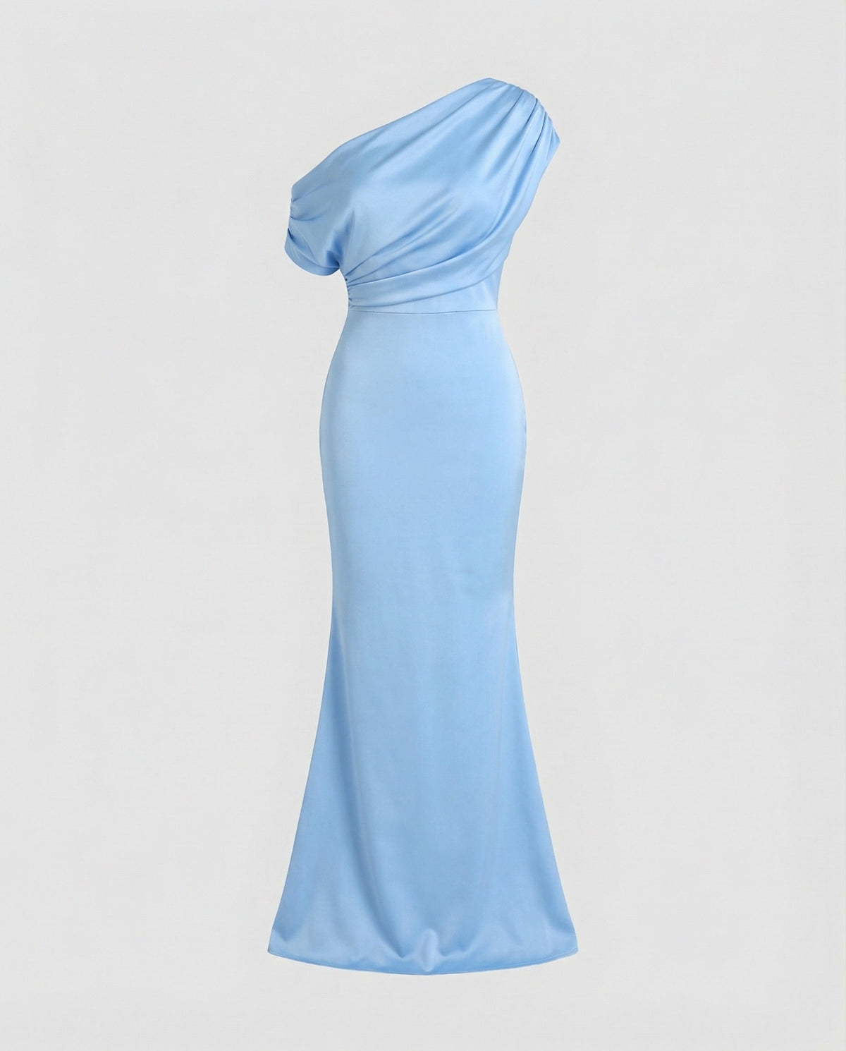 Isabelle One-Shoulder Satin Maxi Dress Multi 11