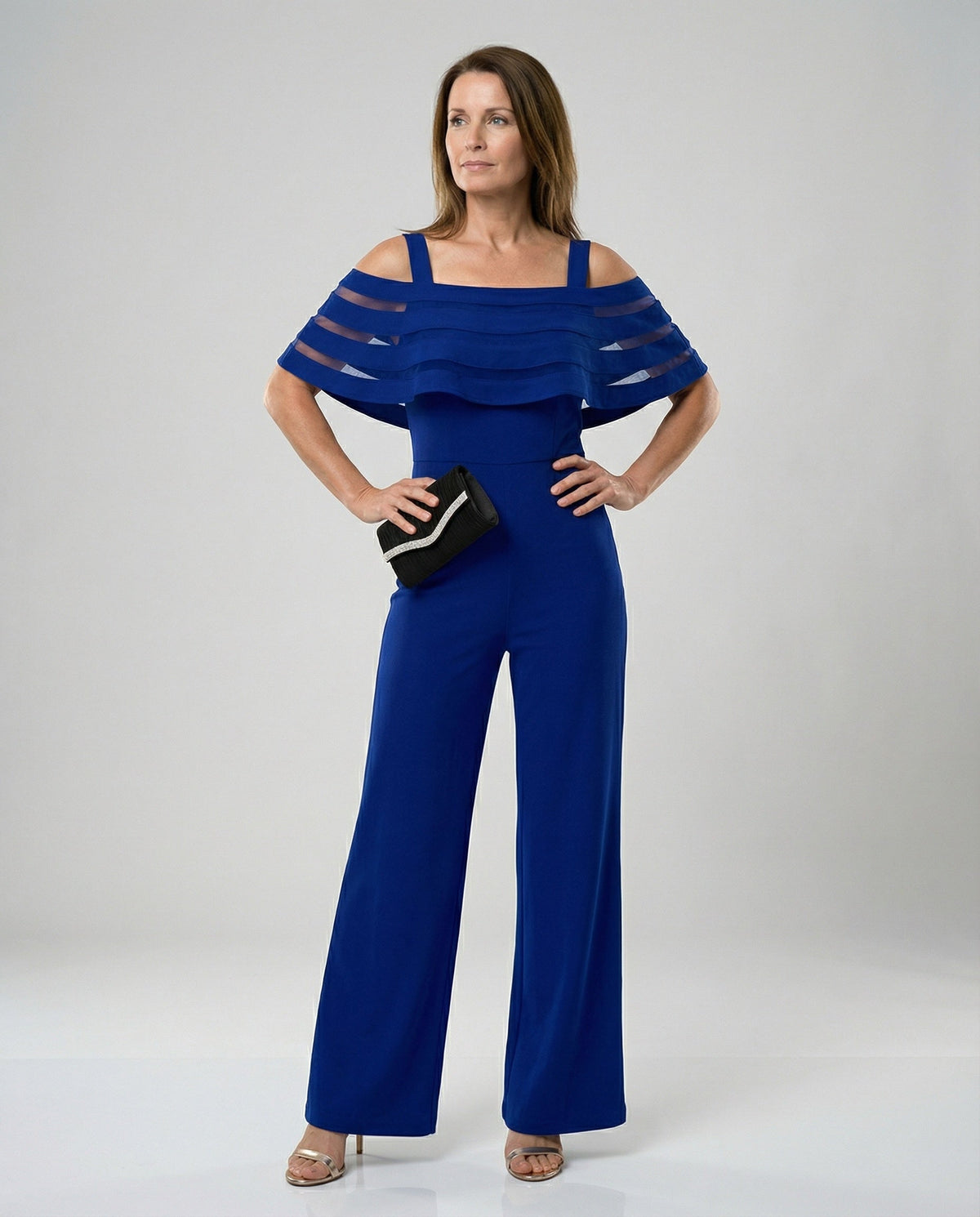 Isadora One-Shoulder Jumpsuit Multi 1