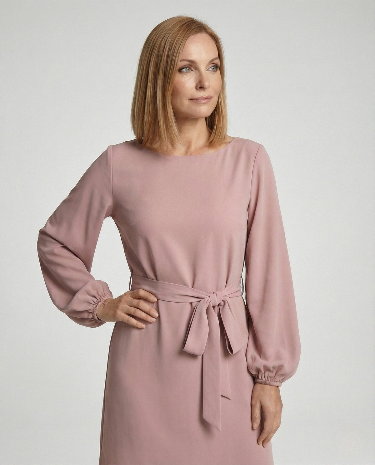 Margot A-Line Mini Dress with Belt Multi 2