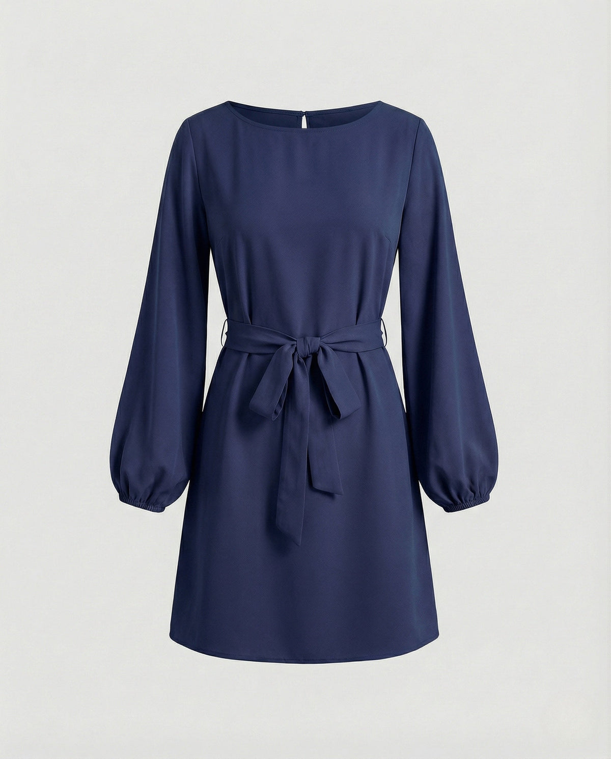 Margot A-Line Mini Dress with Belt Multi 7