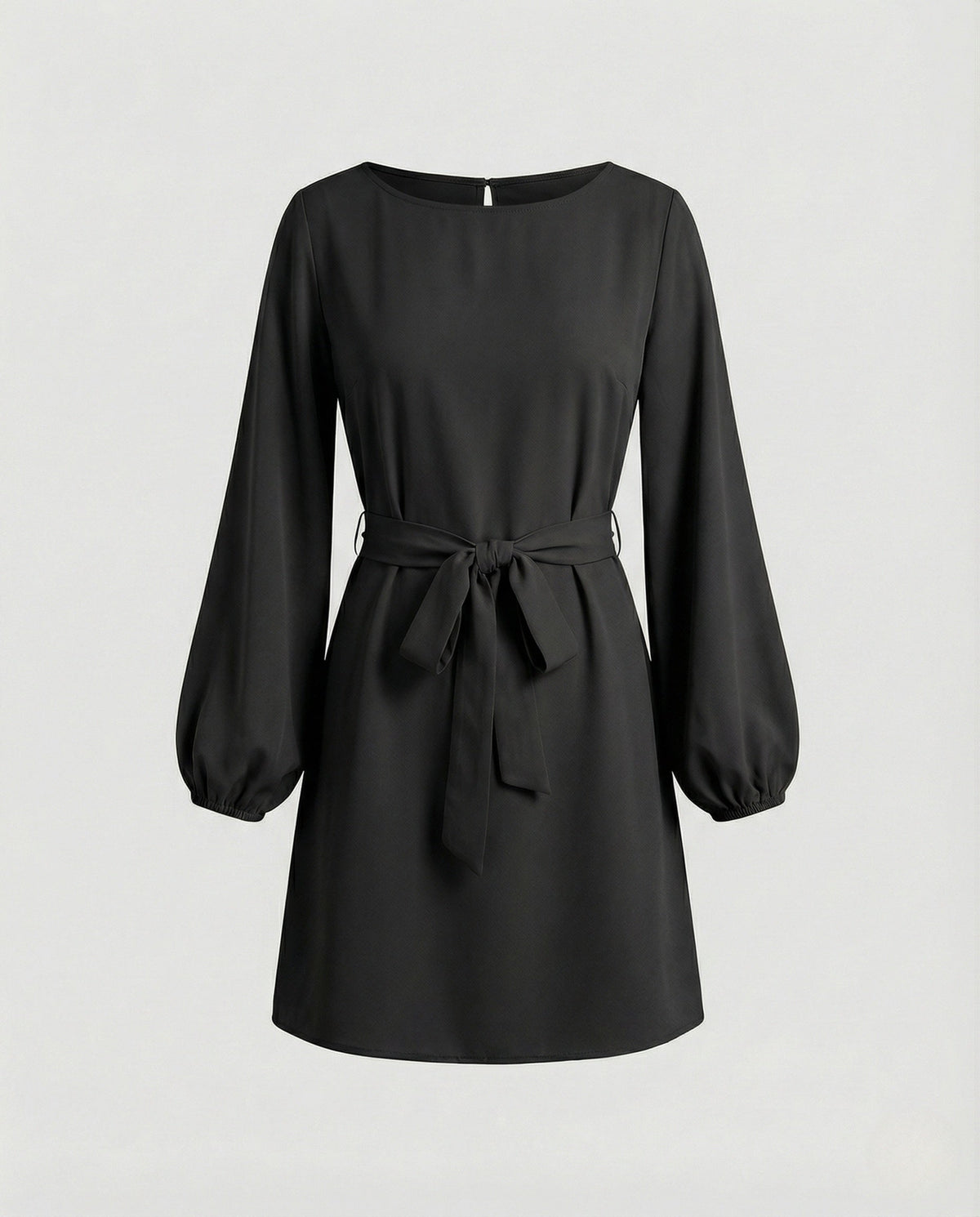 Margot A-Line Mini Dress with Belt Multi 8