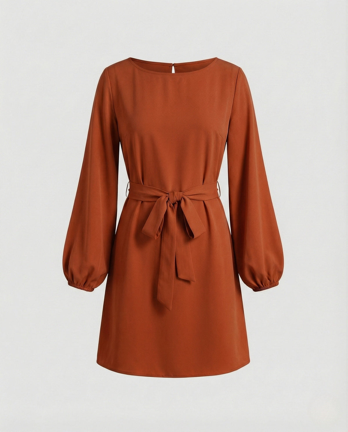 Margot A-Line Mini Dress with Belt Multi 6