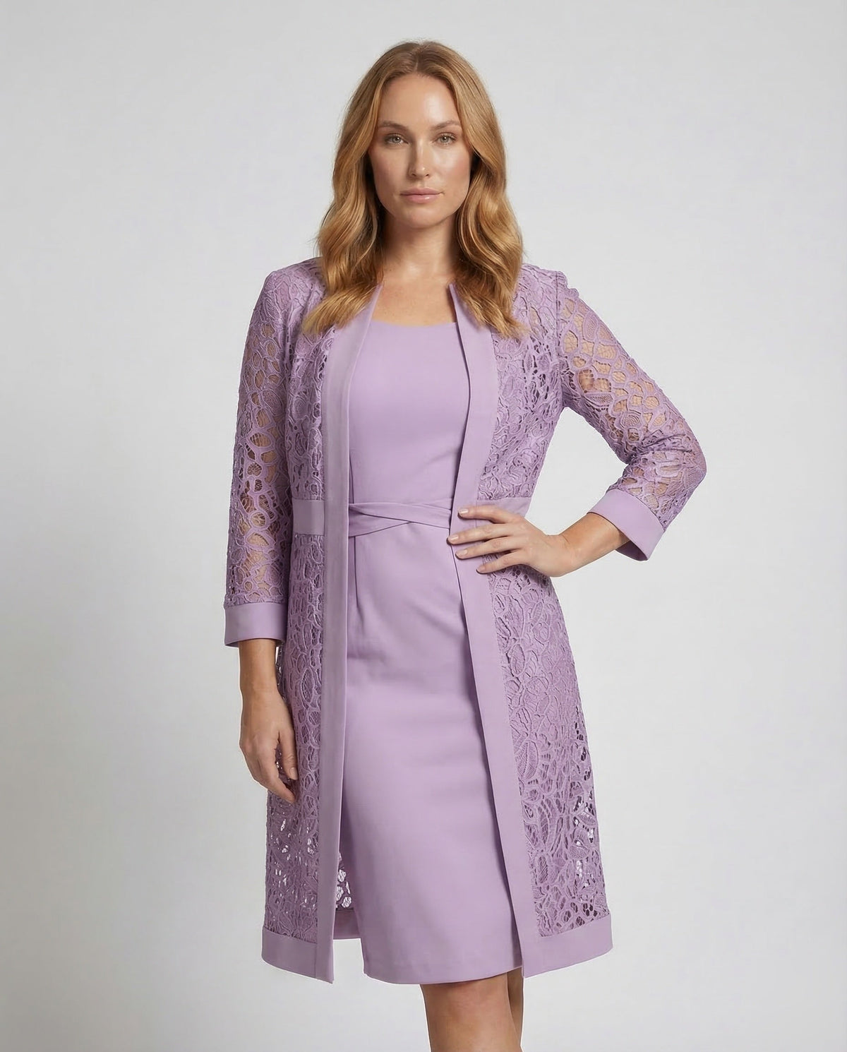 Margot Lace Cardigan Midi Dress Teiler | R&B 2