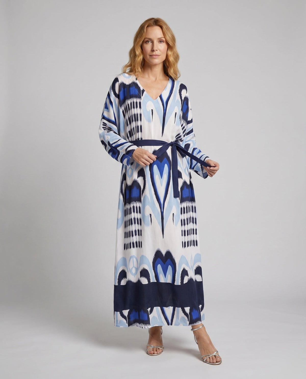 Evangeline V-Neck Maxi Dress Multi 25