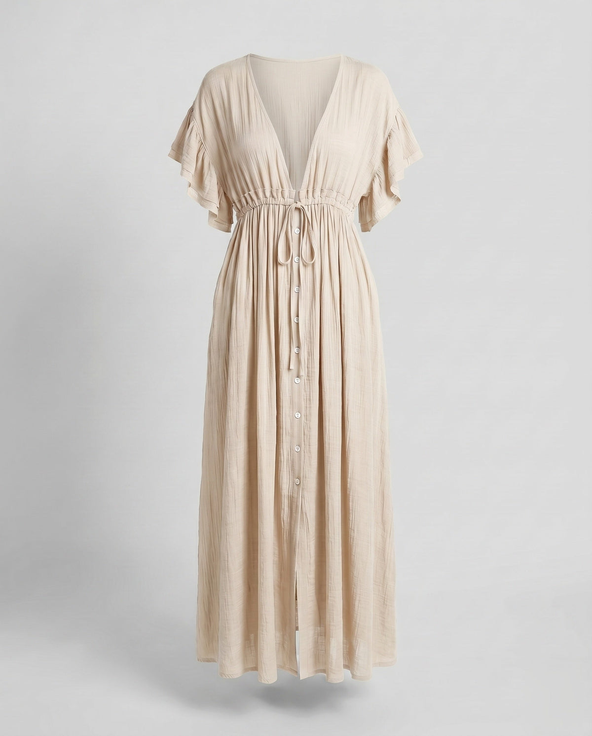 Valentina Ruched Maxi Dress Multi 13