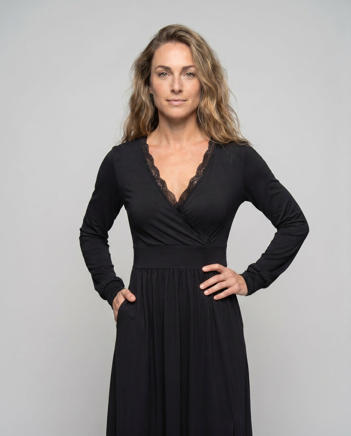 Evangeline V-Neck Maxi Dress Multi 19