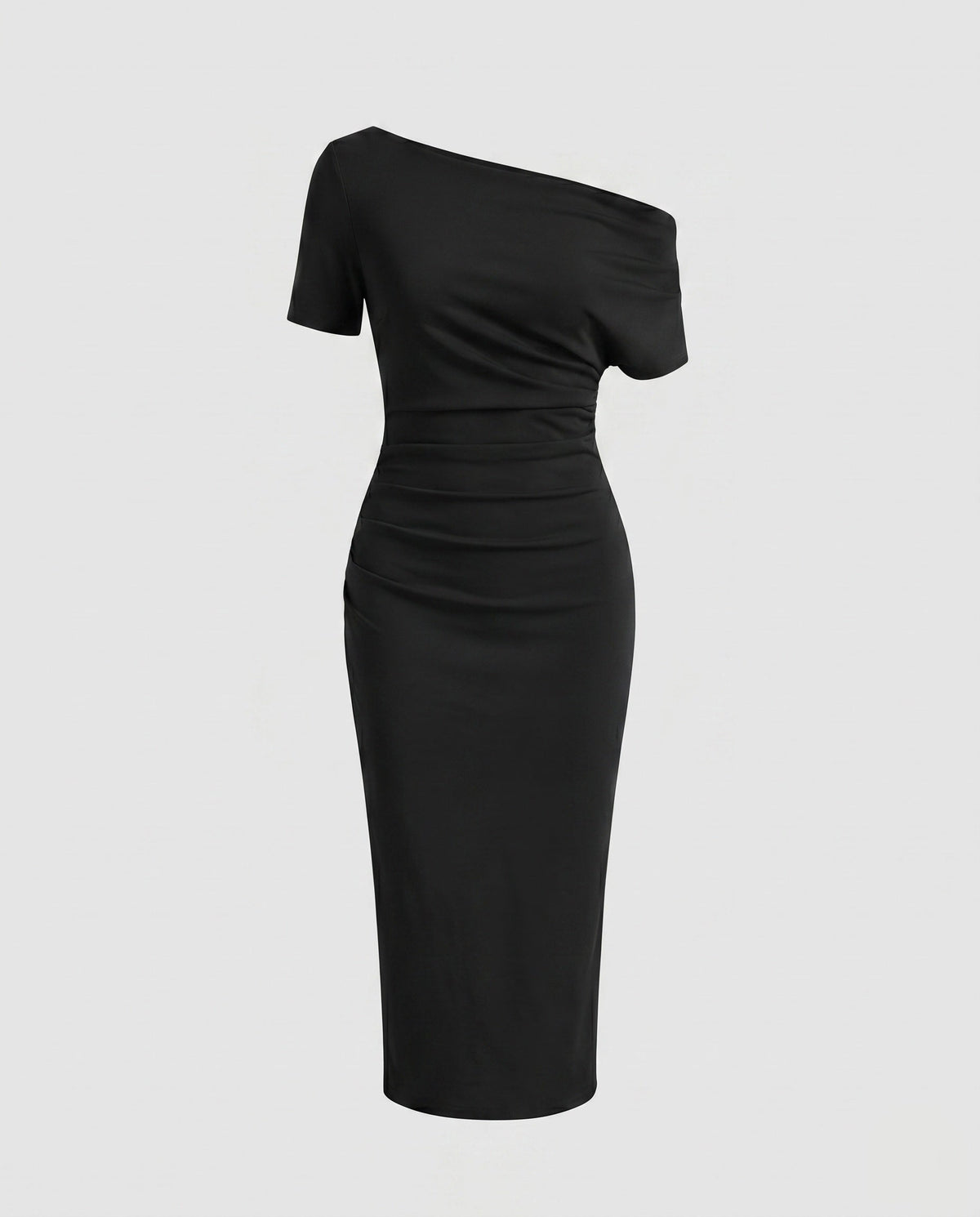 Celeste Off-Shoulder Ruched Maxi Dress Multi 14
