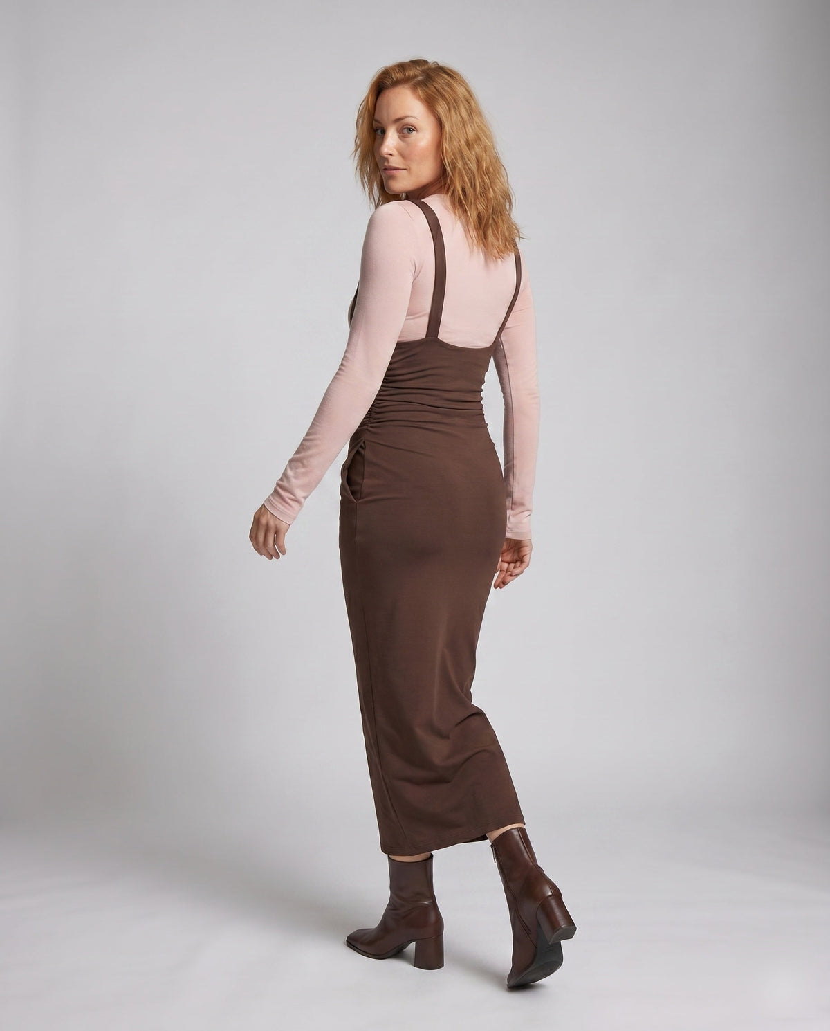 Vivienne Satin Midi Dress Kleid 4