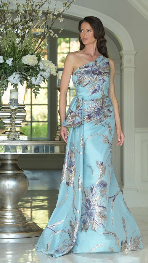 Rina Multi-Sequin Formal Gown Tiffany Multi 1