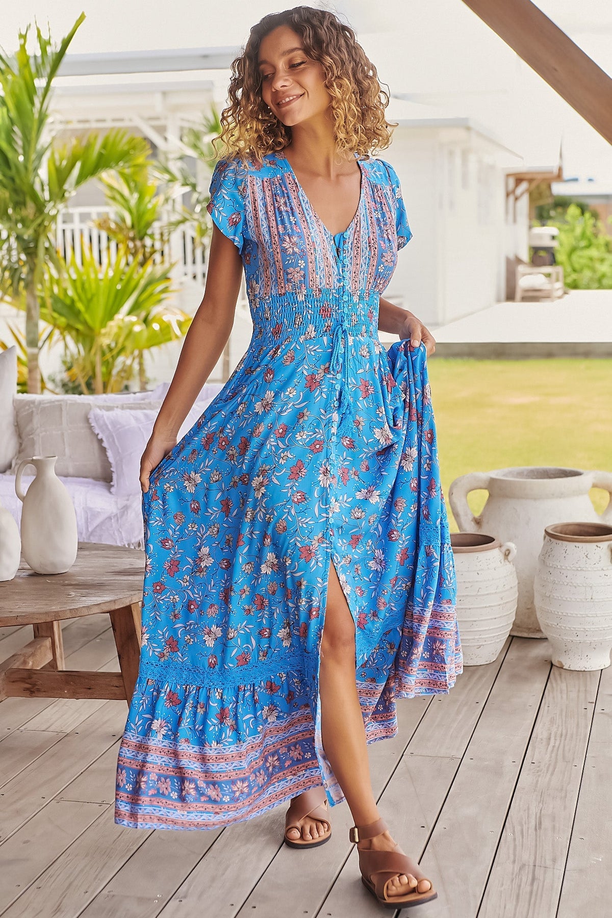 Indiana Lace Maxi Dress Multi 24