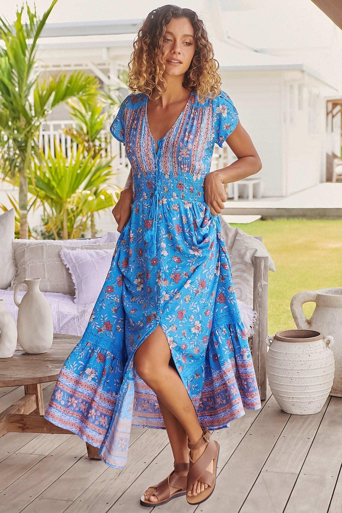 Indiana Lace Maxi Dress Multi 26